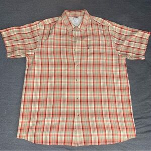 The North Face XL Plaid Short Sleeve Button Up
